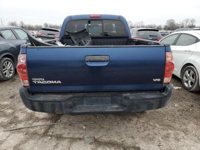 5TEUU42N17Z452474 - 2007 TOYOTA TACOMA ACCESS CAB BLUE photo 6