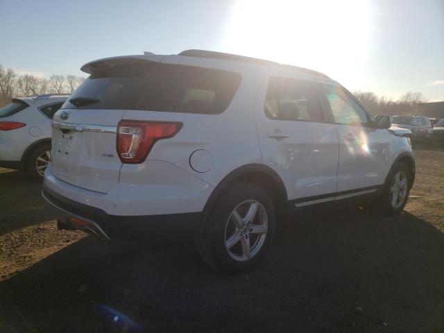 1FM5K8DH6HGC64353 - 2017 FORD EXPLORER X WHITE photo 3