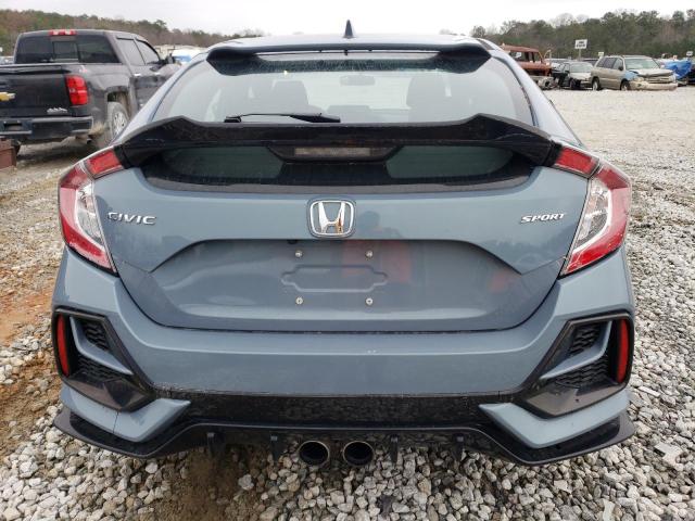 SHHFK7H42LU217526 - 2020 HONDA CIVIC SPORT GRAY photo 6