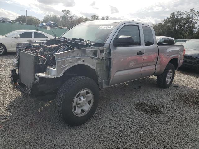 5TFRX5GN6JX115700 - 2018 TOYOTA TACOMA ACCESS CAB SILVER photo 1