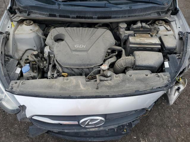 KMHCT4AE2FU834922 - 2015 HYUNDAI ACCENT GLS SILVER photo 11