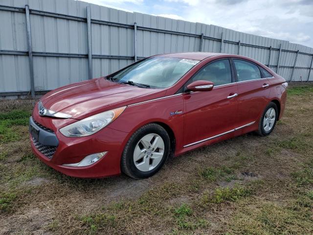 KMHEC4A42CA041391 - 2012 HYUNDAI SONATA HYBRID RED photo 1