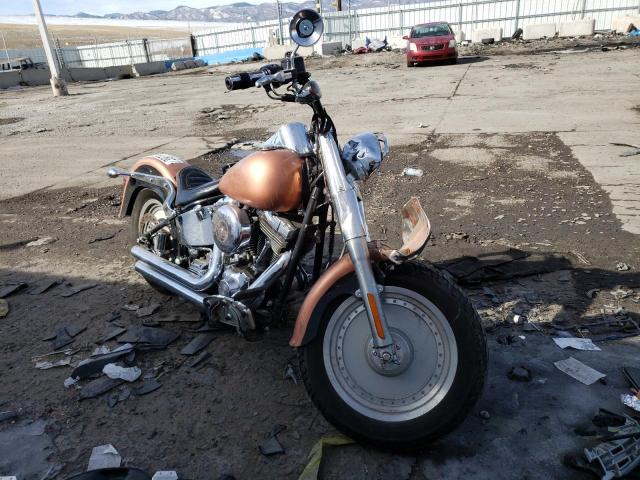 1HD1BXB164Y025052 - 2004 HARLEY-DAVIDSON FLSTFI ORANGE photo 1