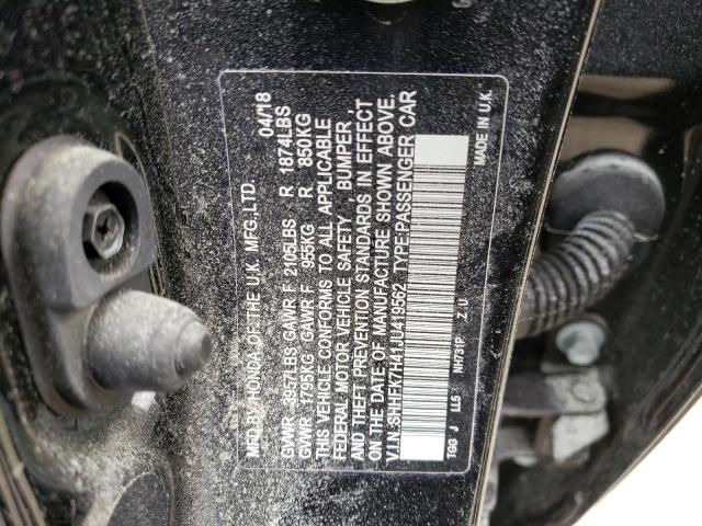 SHHFK7H41JU419562 - 2018 HONDA CIVIC SPORT 黑色 照片 12