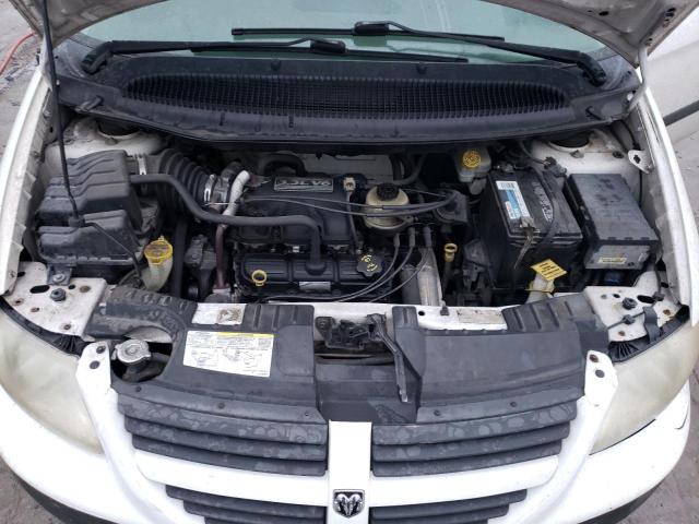 1D4GP25R05B187767 - 2005 DODGE CARAVAN SE WHITE photo 12