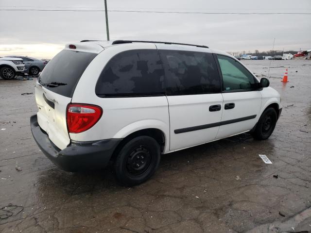 1D4GP25R05B187767 - 2005 DODGE CARAVAN SE WHITE photo 3