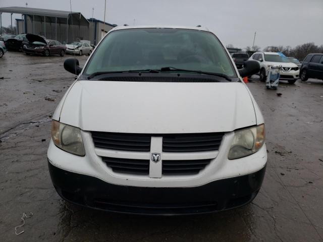 1D4GP25R05B187767 - 2005 DODGE CARAVAN SE WHITE photo 5