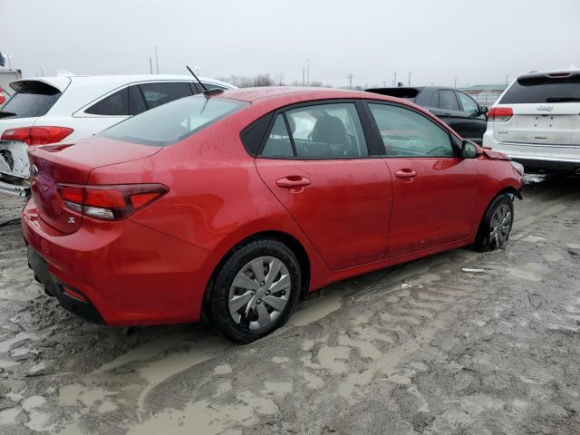 3KPA24AD9LE307895 - 2020 KIA RIO LX RED photo 3