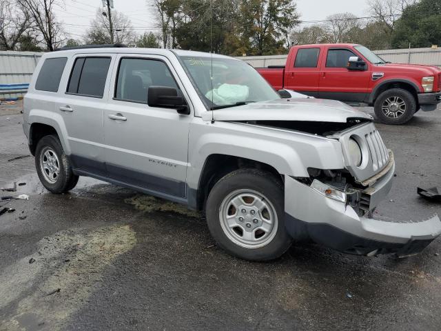 1C4NJRBB8DD203173 - 2013 JEEP PATRIOT SPORT SILVER photo 4