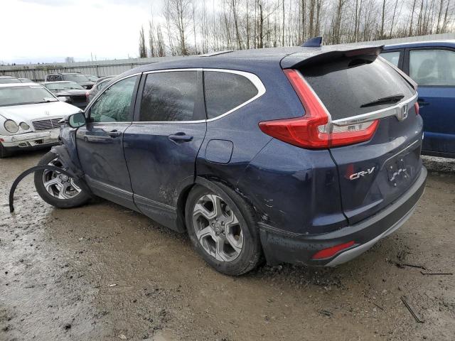 2HKRW2H82HH688240 - 2017 HONDA CR-V EXL BLUE photo 2