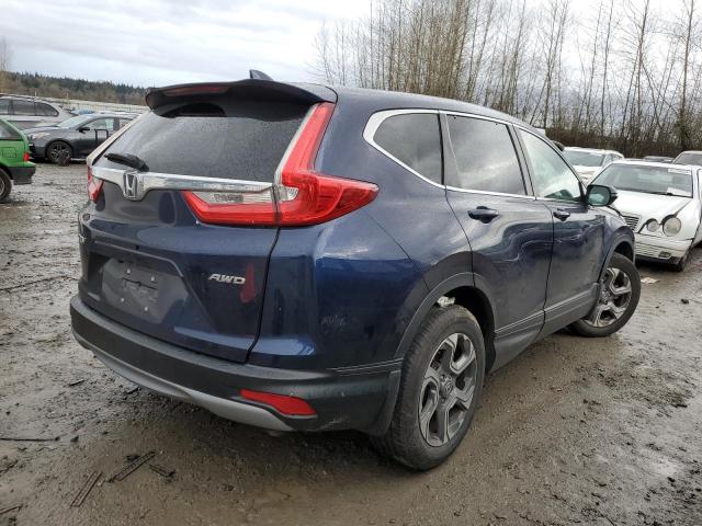 2HKRW2H82HH688240 - 2017 HONDA CR-V EXL BLUE photo 3