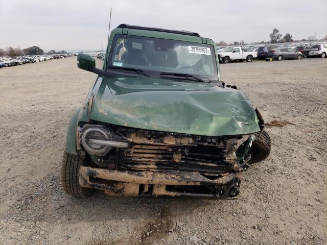 1FMDE5APXNLB60688 - 2022 FORD BRONCO BASE GREEN photo 5