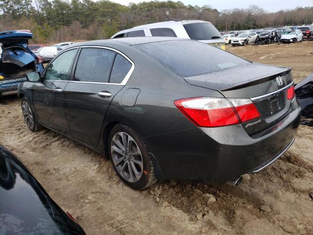 1HGCR2F59EA189798 - 2014 HONDA ACCORD SPORT GRAY photo 2