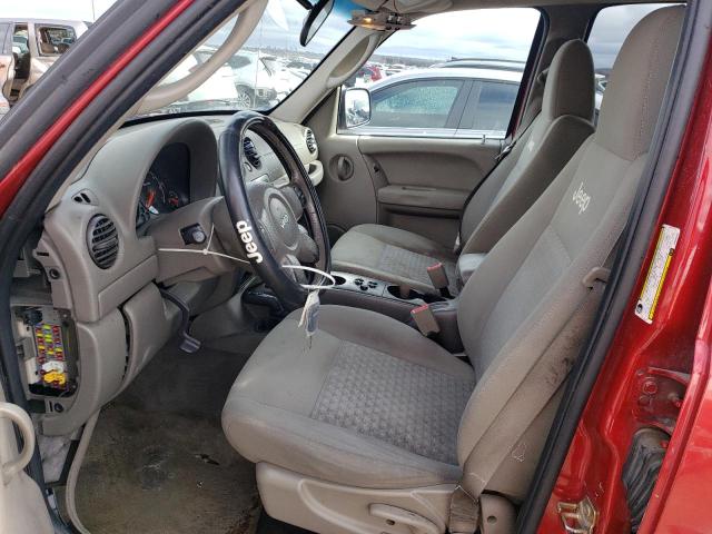 1J4GL38K55W680005 - 2005 JEEP LIBERTY RENEGADE 红色 照片 7