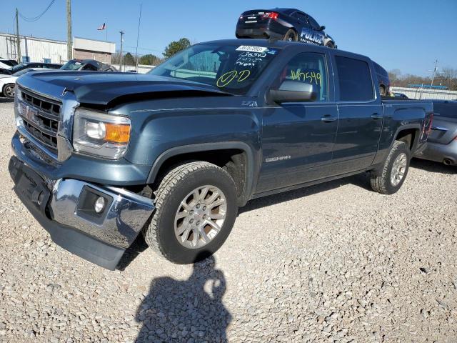 3GTU2UEC9EG222268 - 2014 GMC SIERRA K1500 SLE TEAL photo 1