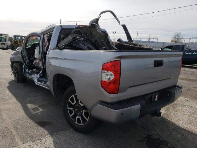 5TFDY5F14KX831678 - 2019 TOYOTA TUNDRA CRE GRAY photo 2