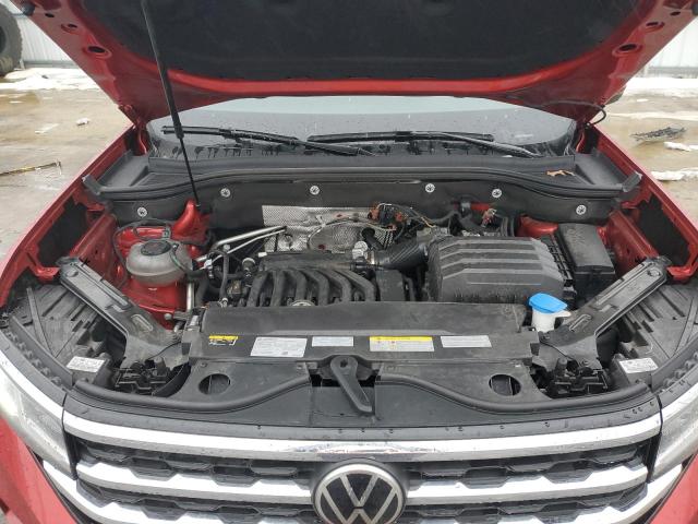 1V2HE2CA7NC224102 - 2022 VOLKSWAGEN ATLAS CROS SE Красный фото 11