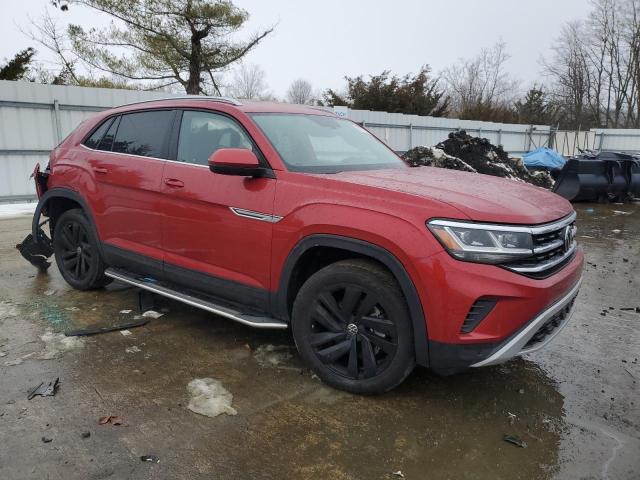 1V2HE2CA7NC224102 - 2022 VOLKSWAGEN ATLAS CROS SE Красный фото 4