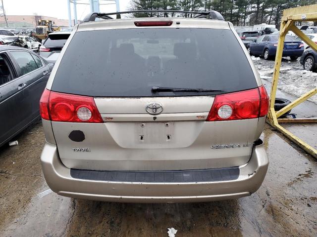 5TDZA23C46S420842 - 2006 TOYOTA SIENNA CE GOLD photo 6