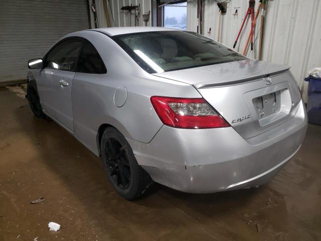 2HGFG12639H523830 - 2009 HONDA CIVIC LX SILVER photo 2