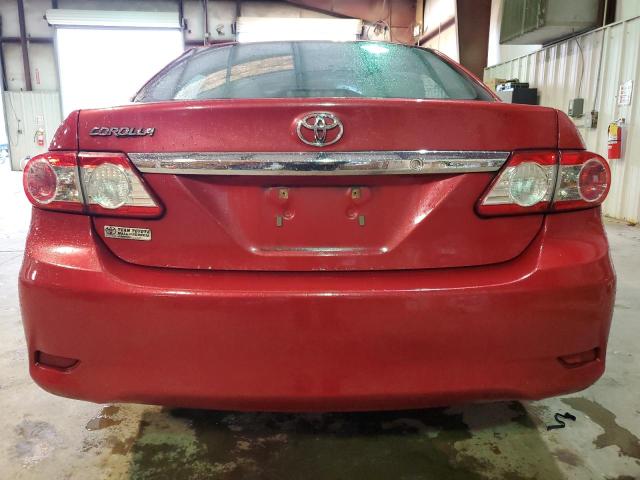 2T1BU4EE5DC993872 - 2013 TOYOTA COROLLA BASE RED photo 6