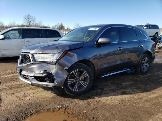 5FRYD4H32HB020159 - 2017 ACURA MDX GRAY photo 1