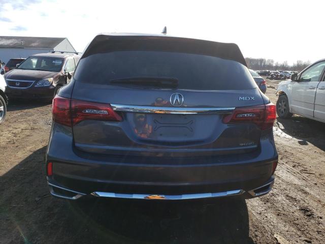 5FRYD4H32HB020159 - 2017 ACURA MDX GRAY photo 6