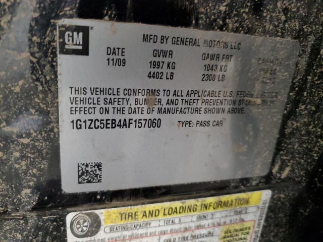 1G1ZC5EB4AF157060 - 2010 CHEVROLET MALIBU 1LT 黑色 照片 13