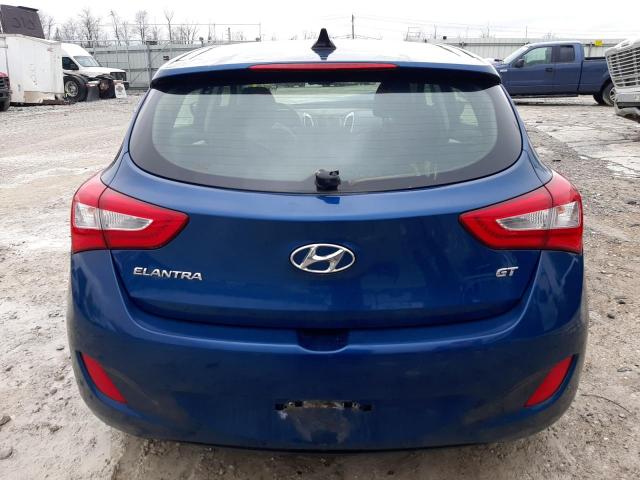 KMHD35LHXEU195740 - 2014 HYUNDAI ELANTRA GT BLUE photo 6