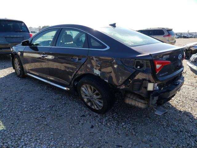 5NPE34AF3FH235995 - 2015 HYUNDAI SONATA SPORT BROWN photo 2