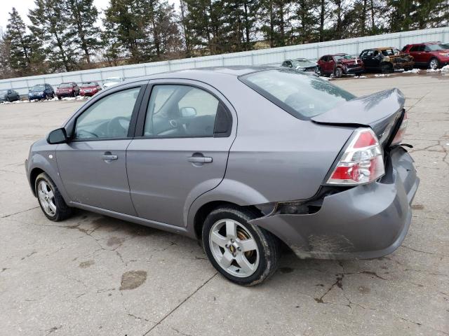 KL1TG56637B095368 - 2007 CHEVROLET AVEO LT GRAY photo 2