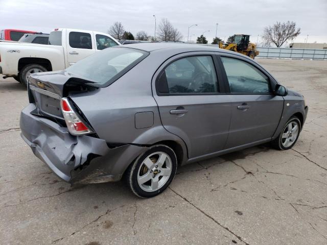 KL1TG56637B095368 - 2007 CHEVROLET AVEO LT GRAY photo 3