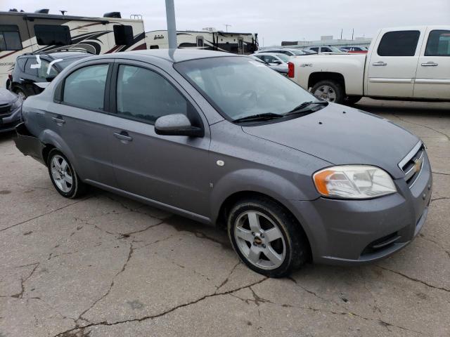 KL1TG56637B095368 - 2007 CHEVROLET AVEO LT GRAY photo 4