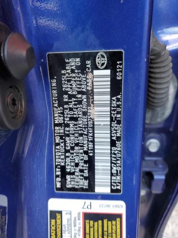 4T1BF1FK4FU975782 - 2015 TOYOTA CAMRY LE BLUE photo 13