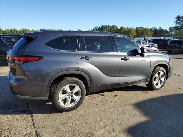 5TDZARAH2MS503870 - 2021 TOYOTA HIGHLANDER HYBRID LE GRAY photo 3