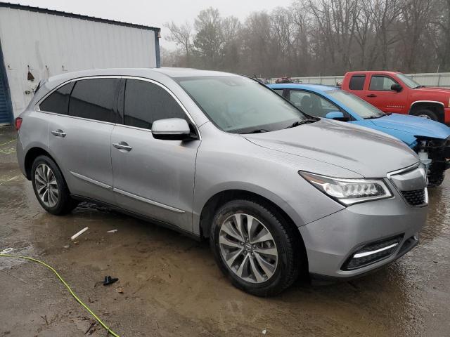 5FRYD4H43GB056918 - 2016 ACURA MDX TECHNOLOGY SILVER photo 4