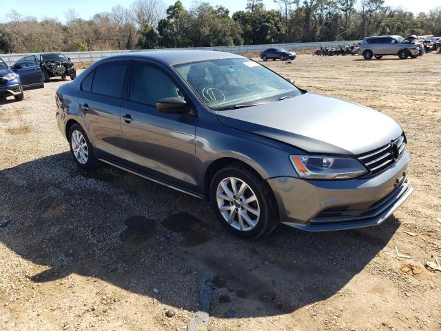 3VW1K7AJ5FM318035 - 2015 VOLKSWAGEN JETTA BASE 灰色 照片 4