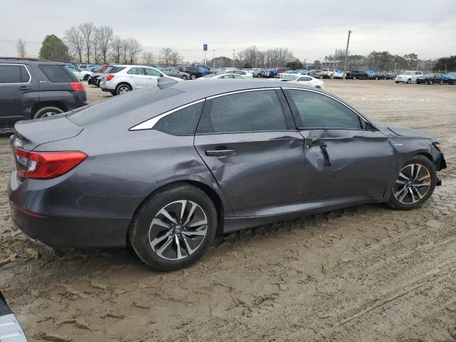 1HGCV3F1XKA014017 - 2019 HONDA ACCORD HYBRID GRAY photo 3