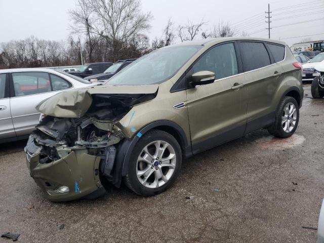 1FMCU0HX6DUD84234 - 2013 FORD ESCAPE SEL GREEN photo 1