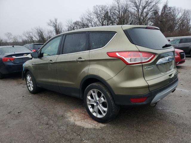 1FMCU0HX6DUD84234 - 2013 FORD ESCAPE SEL GREEN photo 2