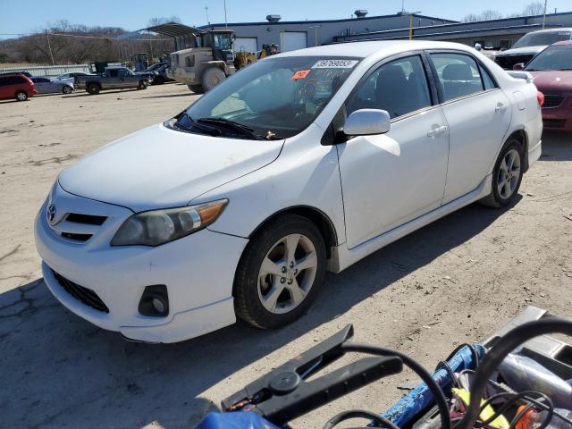 2T1BU4EE2CC908548 - 2012 TOYOTA COROLLA BASE WHITE photo 1