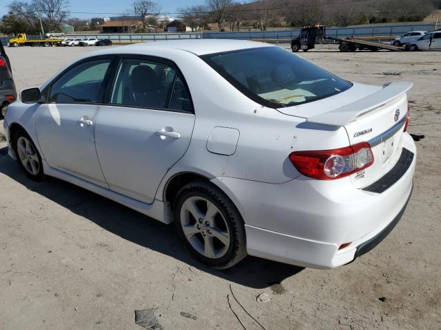 2T1BU4EE2CC908548 - 2012 TOYOTA COROLLA BASE WHITE photo 2