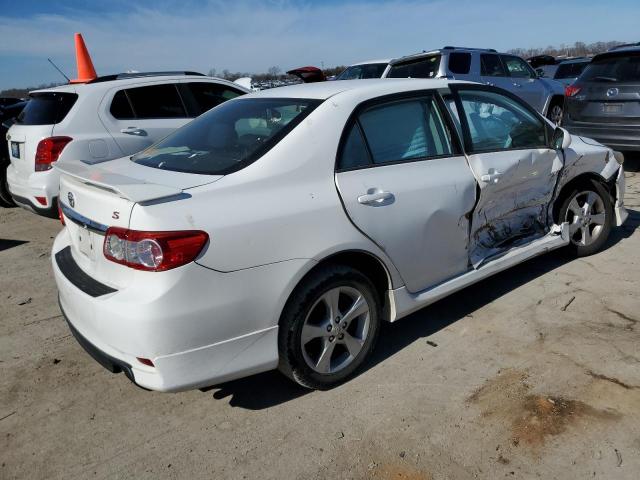 2T1BU4EE2CC908548 - 2012 TOYOTA COROLLA BASE WHITE photo 3