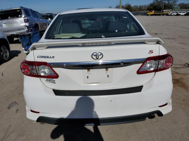 2T1BU4EE2CC908548 - 2012 TOYOTA COROLLA BASE WHITE photo 6