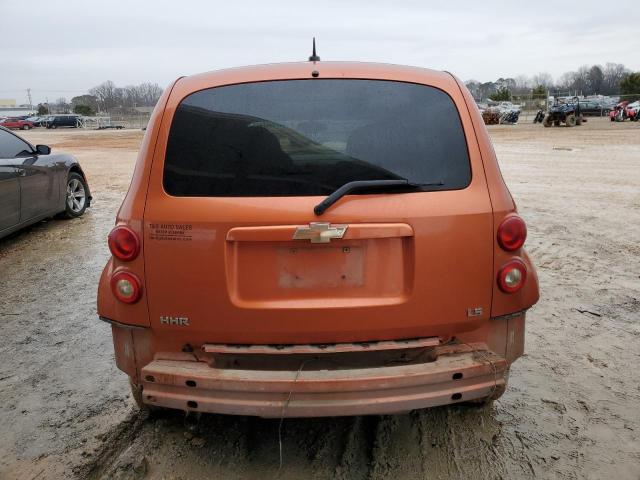 3GNCA13D98S678966 - 2008 CHEVROLET HHR LS ORANGE photo 6