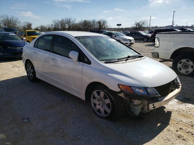 JHMFA16598S000271 - 2008 HONDA CIVIC LX WHITE photo 4