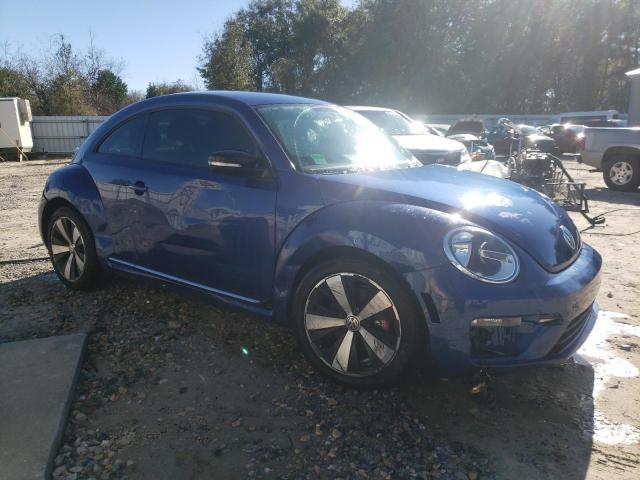 3VWVT7AT3DM675968 - 2013 VOLKSWAGEN BEETLE TURBO BLUE photo 4