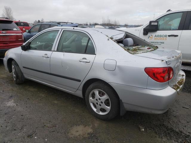 1NXBR32E86Z727683 - 2006 TOYOTA COROLLA CE SILVER photo 2