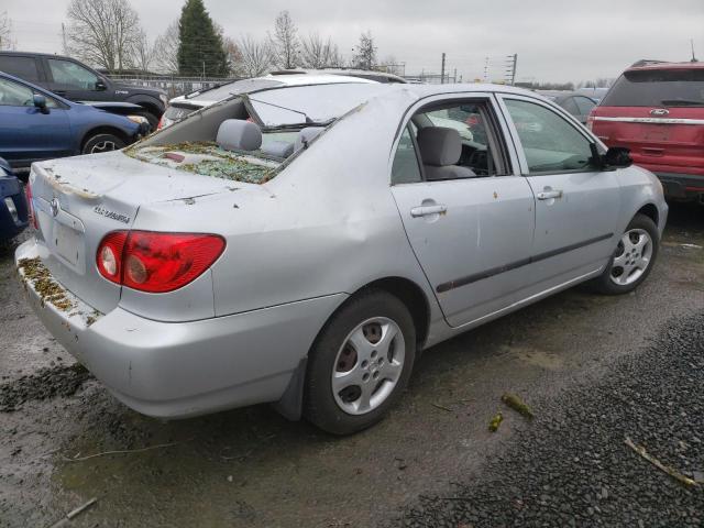 1NXBR32E86Z727683 - 2006 TOYOTA COROLLA CE SILVER photo 3