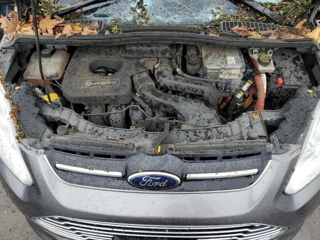 1FADP5AUXDL515996 - 2013 FORD C-MAX SE GRAY photo 12